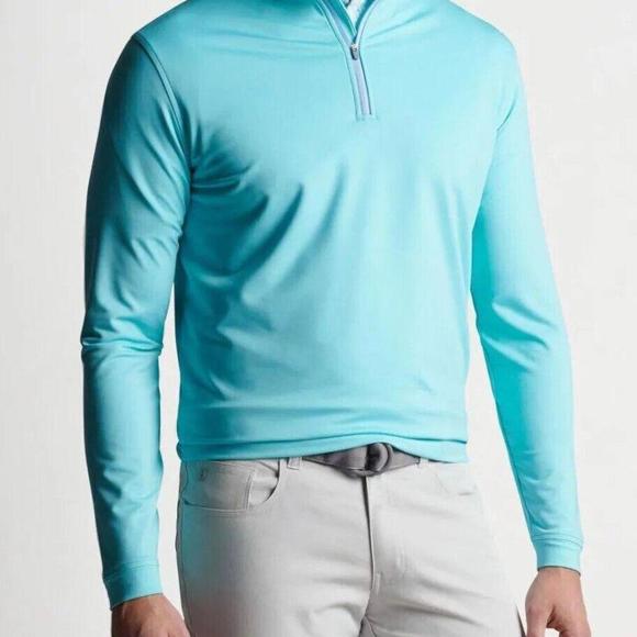 Peter Millar Perth Performance NWT 1/4 Zip Pullover Size XL MSRP $135 - Picture 3 of 5